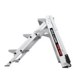 Little Giant Sicherheitsstufe 5 Stufen – Stehleiter mit Handlauf, Rollen & Werkzeugablage – Bild 3
