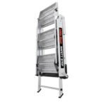 Little Giant Safety Step Trittleiter 3 Stufen – platzsparend klappbar, Aluminium, max. Höhe 1,08 m – Bild 6
