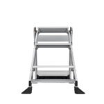Little Giant Jumbo-Stufe 3-stufig mit Handlauf – Aluminium-Trittleiter 170 kg belastbar – Bild 8