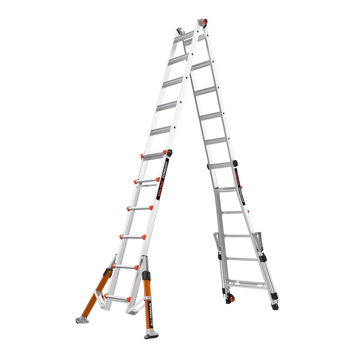 51HxO6BU21L Little Giant 16336 Conquest Pro Mehrzweckleiter 6 Stufen All-Terrain Alu Leiter – Bild 1
