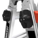 Little Giant CONQUEST 2.0 All-Terrain Mehrzweckleiter 4x5 Alu mit Transportrollen – Bild 6