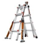 Little Giant CONQUEST 2.0 All-Terrain Mehrzweckleiter 4x5 Alu mit Transportrollen – Bild 2