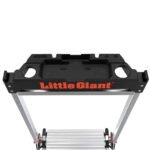 Little Giant Jumbo-Stufe 3-stufig mit Handlauf – Aluminium-Trittleiter 170 kg belastbar – Bild 14