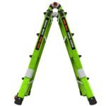 Little Giant Dark Horse 2.0 Mehrzweckleiter M17, Fiberglas Multipositionsleiter, Typ 1A, 130 kg Tragkraft – Bild 9