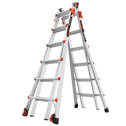 Little Giant Velocity M26 Mehrzweckleiter 7,9m mit Rädern, Aluminium, Typ 1A, 136kg Tragkraft