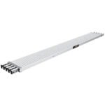 Little Giant Teleskop-Arbeitsdiele 10915 aus Aluminium, ausziehbar 2,7-4,6 m, Tragkraft 113 kg