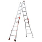 Little Giant Velocity 22 Fuß Mehrzweckleiter Alu 4x4 300 lbs Belastbarkeit – Bild 8