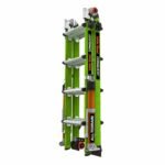 Little Giant Conquest GFK Mehrzweckleiter 4-teilig, Fiberglas, 150 kg, mit Stabilisatoren – Bild 4