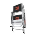 Little Giant Safety Step Trittleiter 2 Stufen Aluminium 300 lbs Typ 1A mit Sicherheits-Handlauf – Bild 10