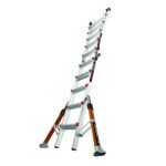 Little Giant Conquest Mehrzweckleiter 5 Stufen mit Stabilisatoren & Tip-Glide-Rollen – Bild 5