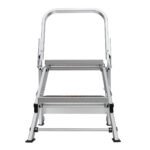 Little Giant Safety Step Trittleiter 2 Stufen Aluminium 300 lbs Typ 1A mit Sicherheits-Handlauf – Bild 7