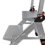 Little Giant Jumbo Step 11902 Trittleiter 2 Stufen, Aluminium, Tragkraft 170 kg, rutschfest – Bild 13