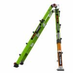 Little Giant Conquest GFK Mehrzweckleiter 4-teilig, Fiberglas, 150 kg, mit Stabilisatoren – Bild 3