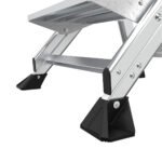 Little Giant Jumbo-Stufe 3-stufig mit Handlauf – Aluminium-Trittleiter 170 kg belastbar – Bild 15
