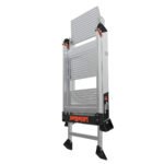 Little Giant Jumbo-Stufe 3-stufig mit Handlauf – Aluminium-Trittleiter 170 kg belastbar – Bild 10