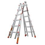 Little Giant Revolution 2.0 Mehrzweckleiter Alu – 4-in-1 mit Ratschennivellierern, 136 kg, ANSI Typ IA