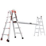 Little Giant Velocity 22 Fuß Mehrzweckleiter Alu 4x4 300 lbs Belastbarkeit – Bild 14