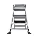 Little Giant Jumbo Trittstufe 4-stufig mit Handlauf – Aluminium-Trittleiter 170 kg Traglast – Bild 8