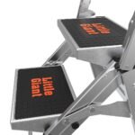 Little Giant Safety Step Trittleiter 2 Stufen Aluminium 300 lbs Typ 1A mit Sicherheits-Handlauf – Bild 13