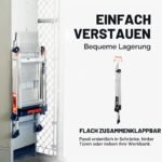 Little Giant Jumbo-Stufe 3-stufig mit Handlauf – Aluminium-Trittleiter 170 kg belastbar – Bild 4