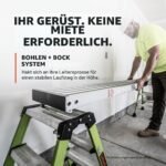 Little Giant Teleskopplanke 1,8-2,7 m, Aluminium, 227 kg Tragkraft, für Gerüstaufbau – Bild 3