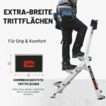 Little Giant Safety Step 3-Stufen Leiter 91 cm Aluminium Typ 1A 136 kg mit Arbeitsablage – Bild 2