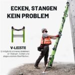 Little Giant Conquest 2.0 All-Terrain Mehrzweckleiter, Fiberglas, 5,2 m, verstellbare Ausleger, 136 kg – Bild 6