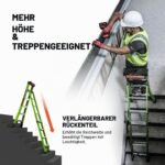 Little Giant King Kombo XT 2.0 Kombinationsleiter Fiberglas 3-in-1 ausziehbar 170 kg Tragkraft – Bild 7