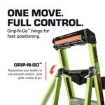 Little Giant King Kombo XT 2.0 Kombinationsleiter Fiberglas 3-in-1 ausziehbar 170 kg Tragkraft – Bild 4